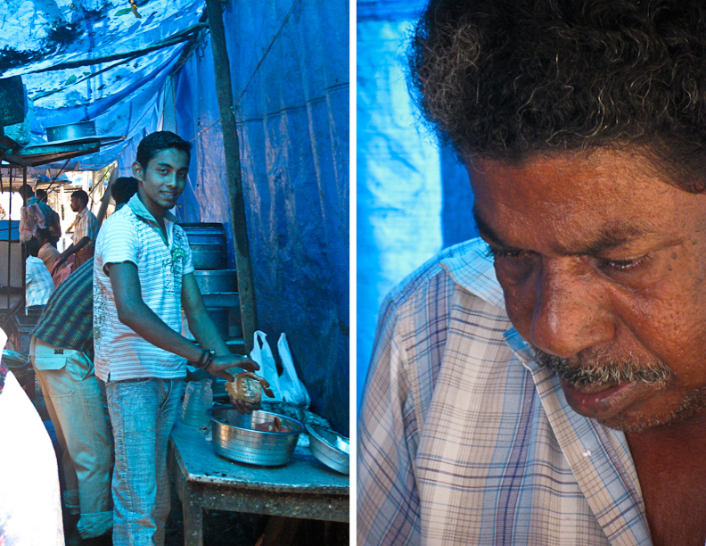 India, Kerala, fish, street food, food cart