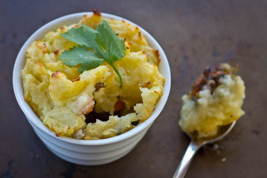 Spoonful of Indian Shepherd's Pie