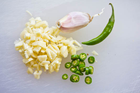 Garlic and Green Chili