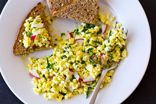 Superstorm Sandy: Simple Mashed Eggs