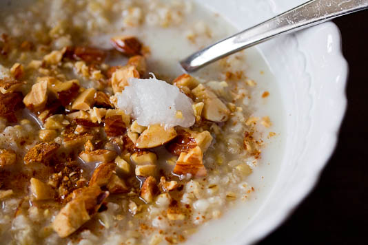 Oatmeal with Coconut Oil