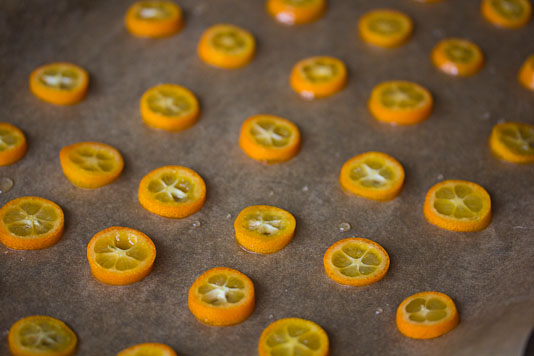 Syrup Covered Kumquat Slices