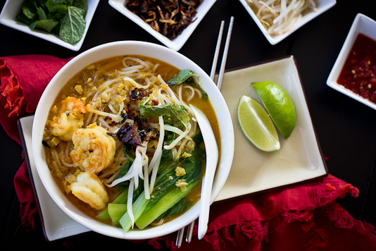 Curry Laksa With Shrimp