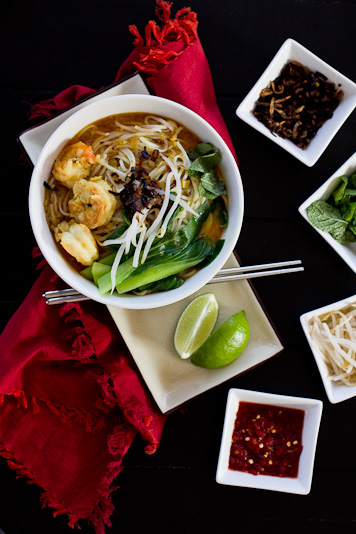 Laksa With Condiments