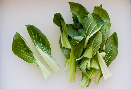 Bok Choy for Laksa