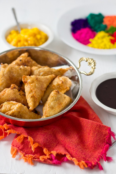 Mango Ginger Samosas