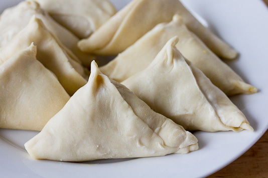 Assembled Samosas