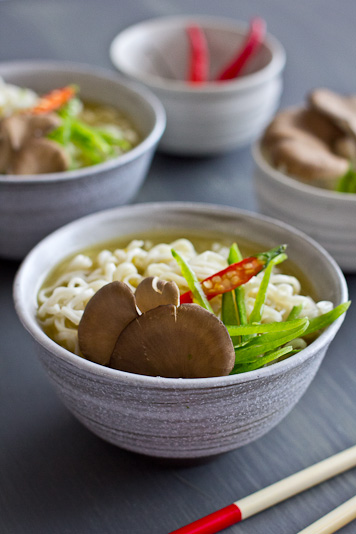 Mushroom Ramen Soup