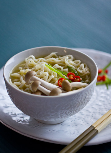 Ramen Soup Mushrooms