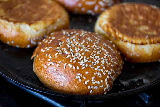 Sesame Brioche Buns