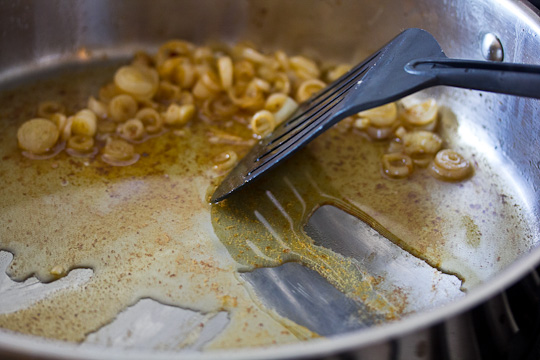 Lemon with Sauteed Ramps