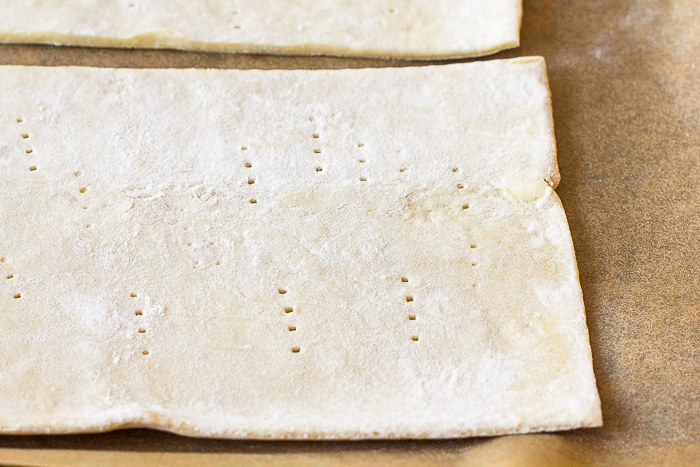 Pierced puff Pastry Sheets