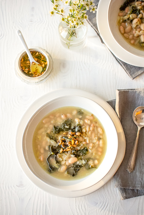 White Bean Rosemary Soup