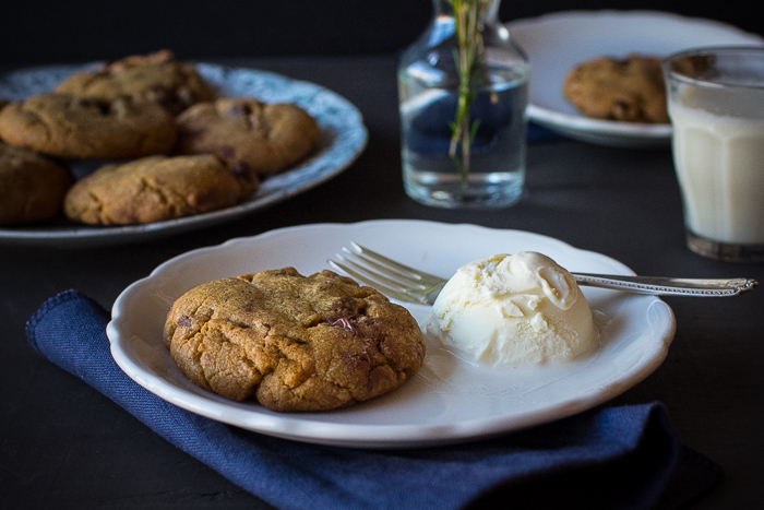 Nutella Chocolate Chip Cookies